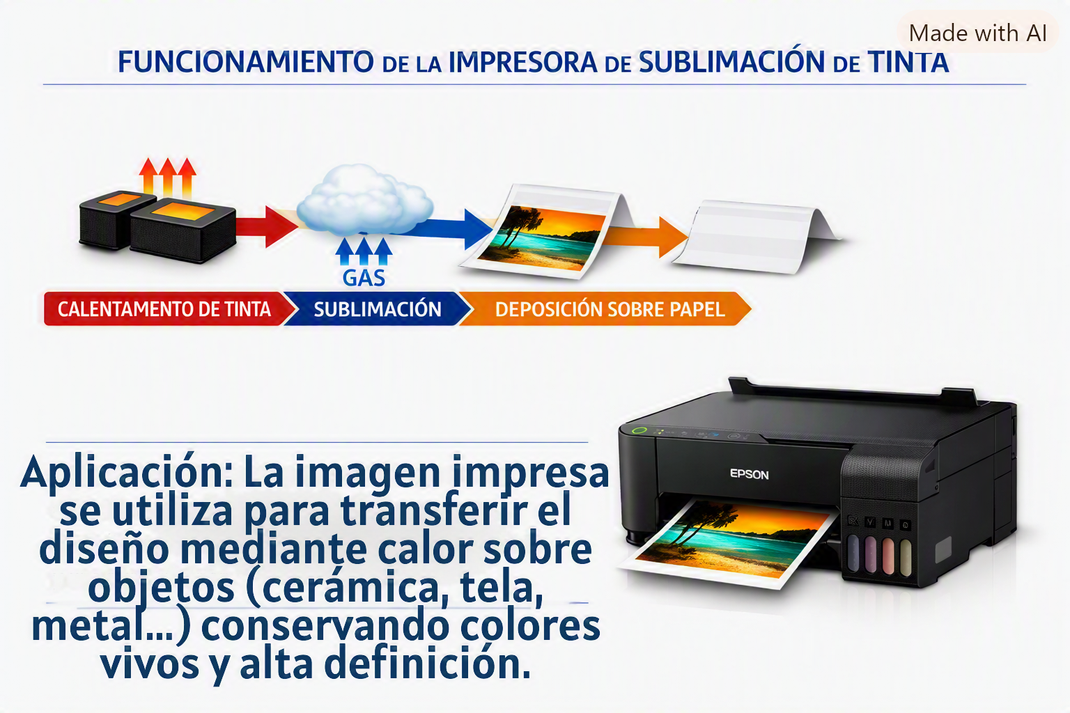 Sublimación de tinta