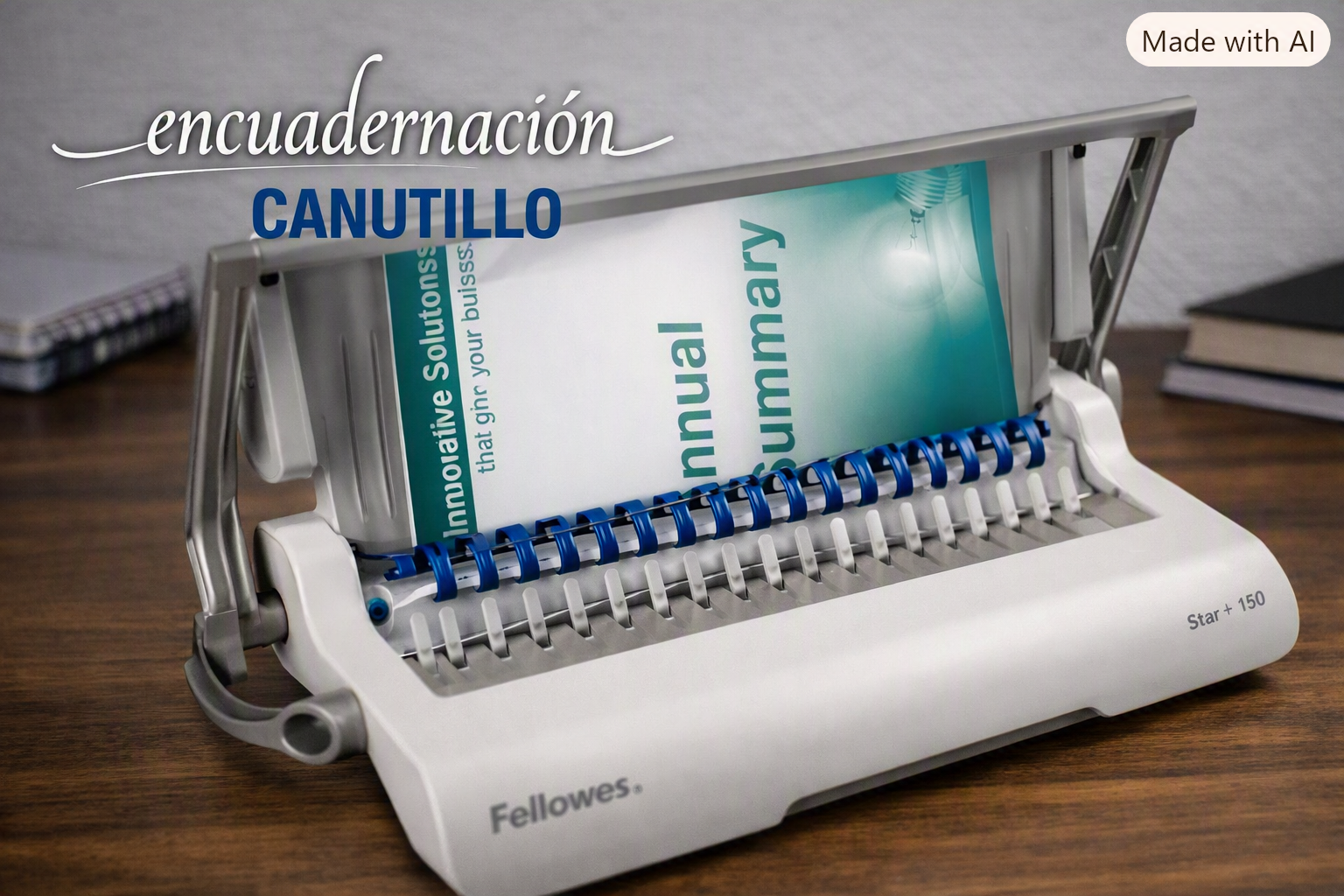 Encuadernadora de canutillo