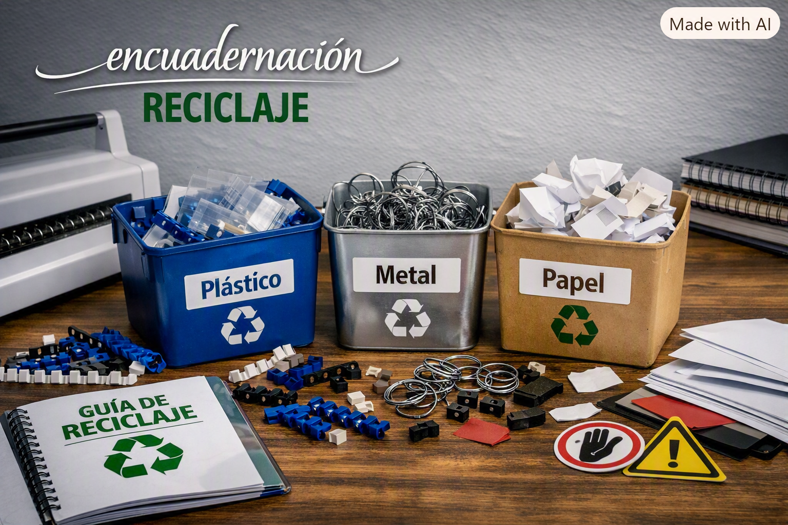 Residuos encuadernación